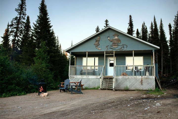 Chalet de la Pourvoirie L'Or piste 