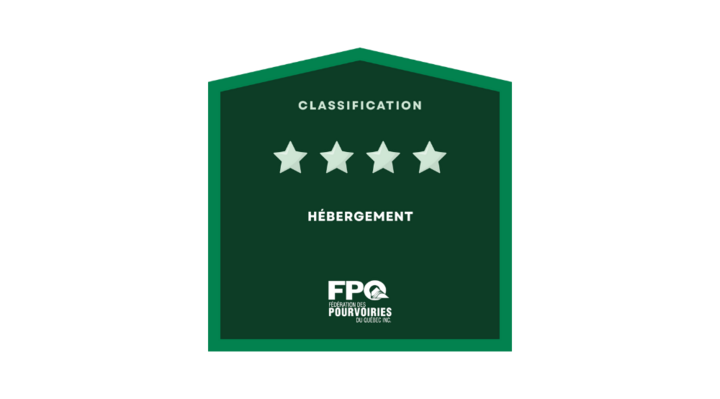 4-star accommodation classification sign