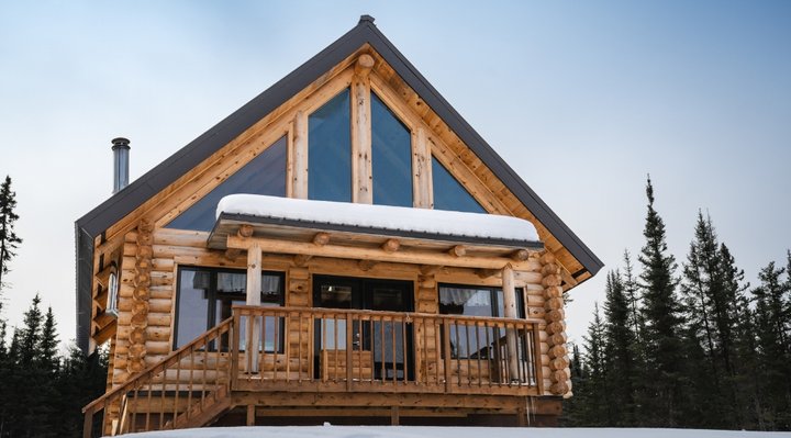 Cottage in winter 