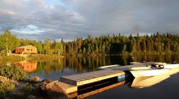 A Pavillon Wapus cottage in summer