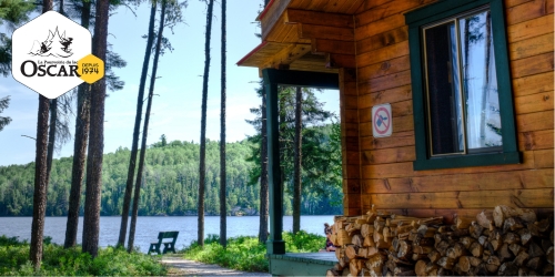 Chalet avec vue lac Pourvoirie du Lac Oscar